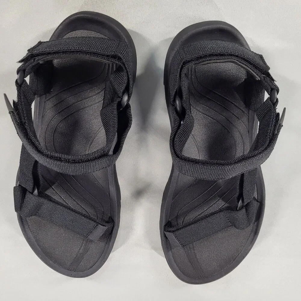 Teva Hurricane 4 Men's Sport Sandals - Size US 8 / EU 40.5 - Black